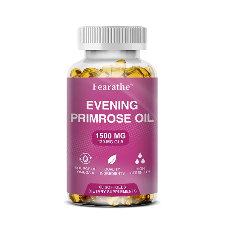 Nachtkerzenöl-Ergänzungskapseln 1500 mg * 120 Kapseln – Unterstützt das hormonelle Gleichgewicht — image 9