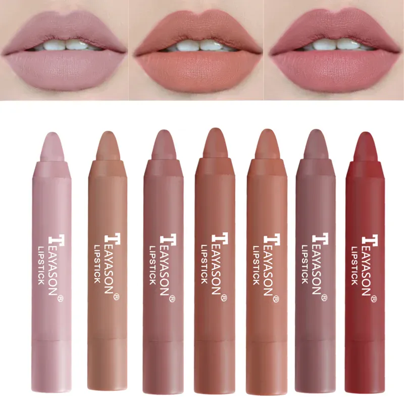 12 Colors Velvet Matte Lipsticks Pencil Waterproof Long Lasting Sexy Red Lip Stick on-Stick Cup Makeup Lip Tint Pen Cosmetic — image 1