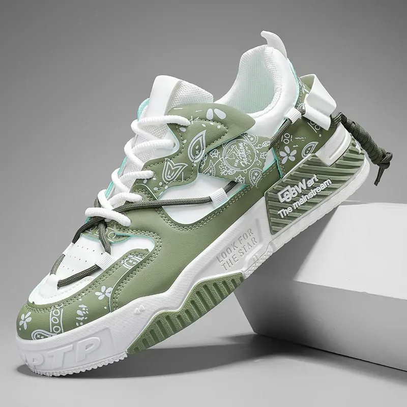 Sneakers Outdoor Sports Men's Lace-up Fitness Skate Shoes Casual Basketball Shoes Comfortable Soft Sole Large Size — image 5