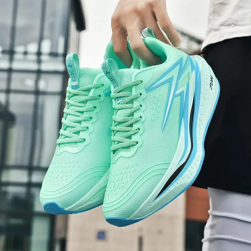 Men Running Shoes Speciality Marathon Sports Breathable Lightweight Carbon Board Women's Trend Athletic Sneakers Women Christmas — image 4