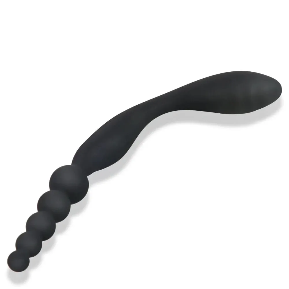 Dual Head Anal Beads Plug Prostate Massager Vaginal Butt Plug Stimulator Adults Sex Toys For Women Men Gay Anus Massage Dilator — image 1