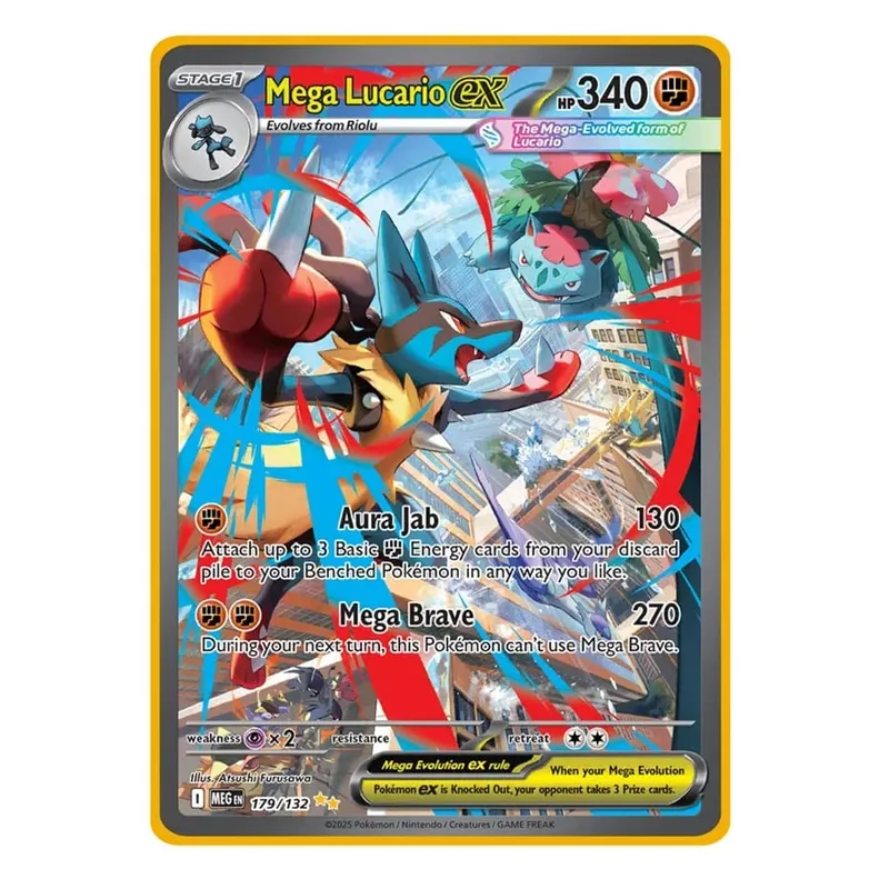 Fajna nowa metalowa karta Pokemon 10000 punktów Arceus Charizard Super karta angielski Mewtwo Lucario Greninja Lillie karty Anime — image 4