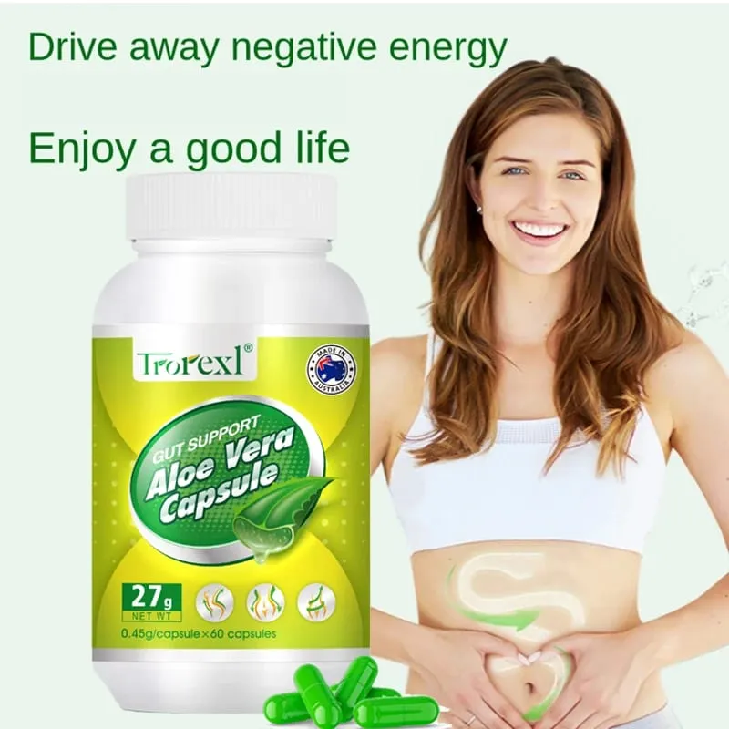 Produkty na hubnutí pro muže a ženy Aloe Vera Veganské kapsle na snížení chuti k jídlu — image 2