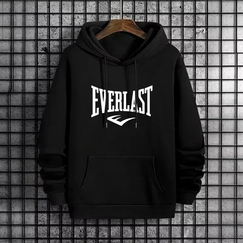 Everlast Hoodie Boxing Fitness Gym Sport Streetwear Motivational Aesthetic Oversized Casual Sport Sweatshirts — image 9