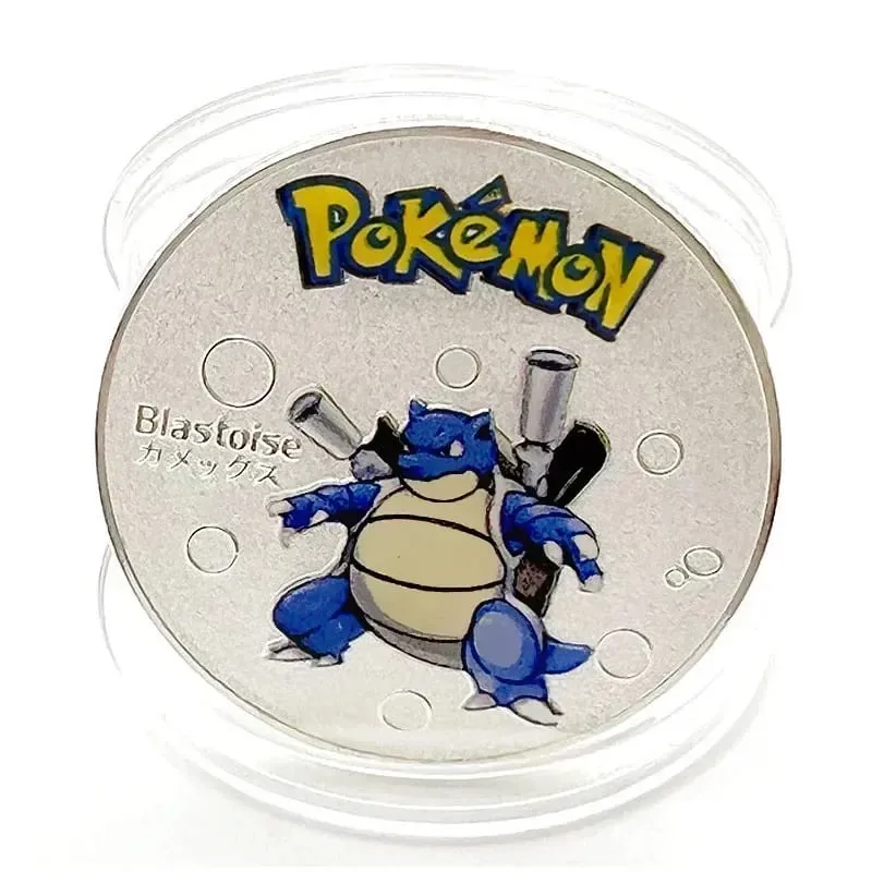 Pokemon złote monety Pikachu Anime pamiątkowa moneta Charizard złota okrągła metalowa moneta zabawki — image 12