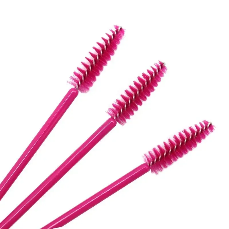 50 ks pro roubování prodlužování řas Ženy štětec na make-up Nástroje Jednorázové nylonové řasenky hůlka aplikátor štětce na řasy