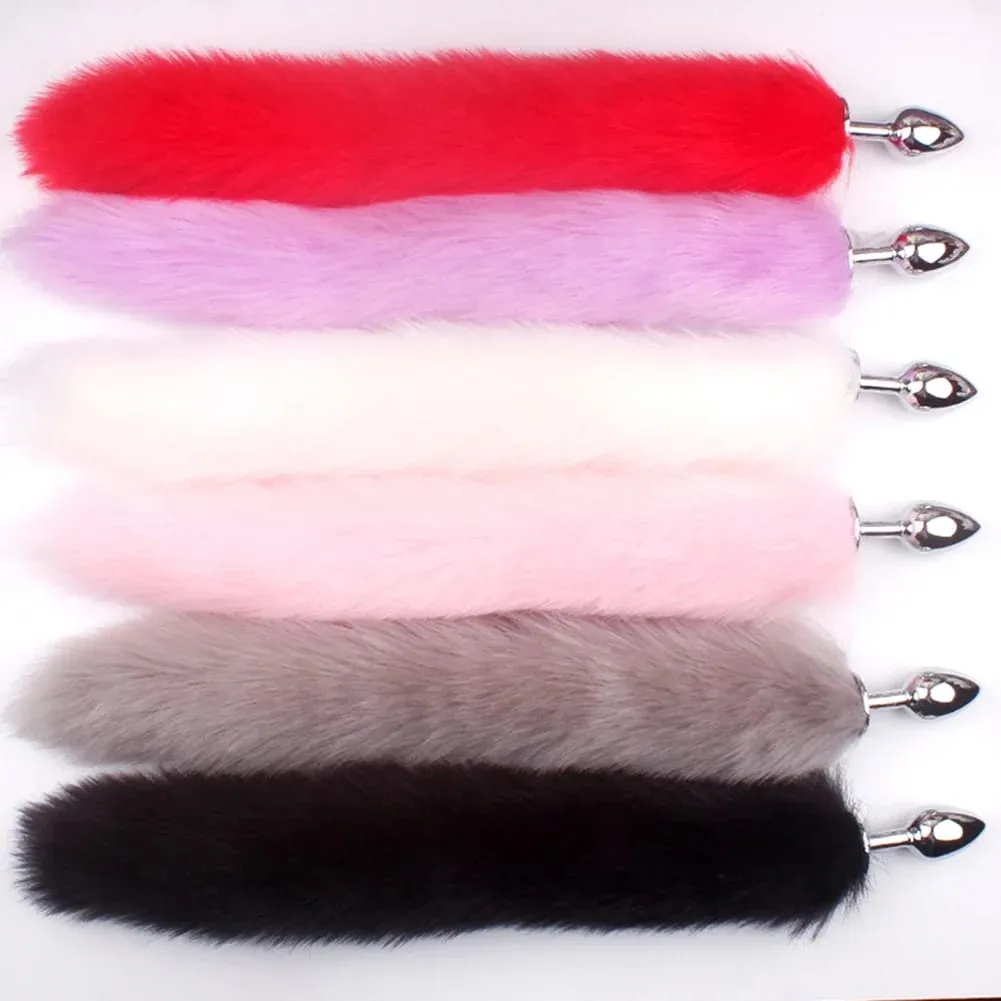 Metal Butt Plug Sexy Fox Tail Role-playing Games Lovers Adult Sex Toys Masturbation Stimulation Massager For Women Men Couple — image 5