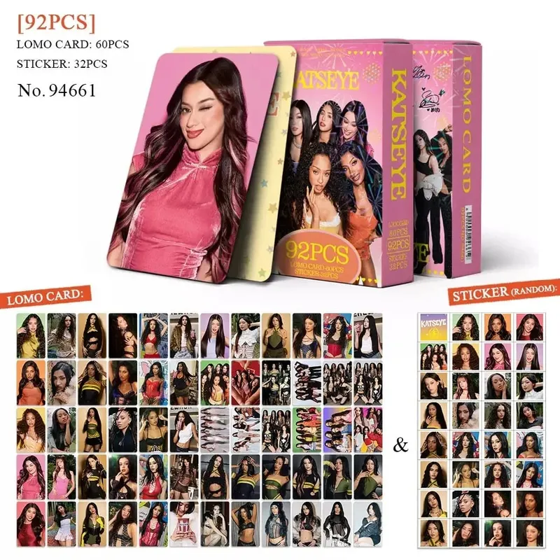 92ST Kpop Hot Idol MANON SOPHIA DANIELA LARA MEGAN YOONCHAE Self Made HD Lomo Cards Fans Samla fotokort Presenter Små kort — image 8