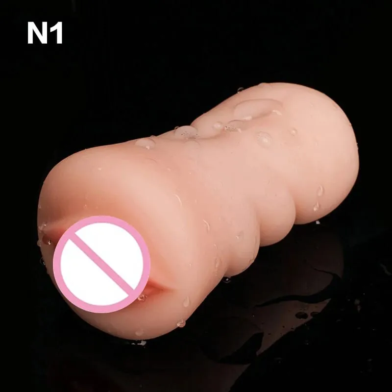 New 4D Realistic Deep Throat Male Masturbators Pocket Pussy Stroker Tight Silicone Mouth Vagina Anal Oral Sex Adult Toys for Men — image 9