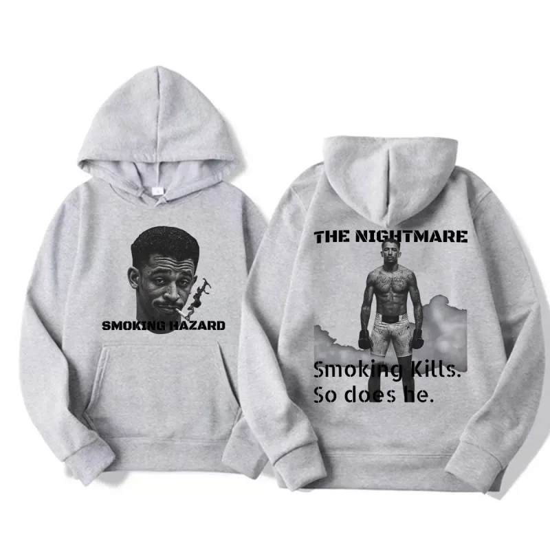 The Nightmare Carlos Prates Smoking Hazaro Hoodies Men Women Violence Aesthetics Sweatshirts Casual Fleece Long Sleeve Pullovers