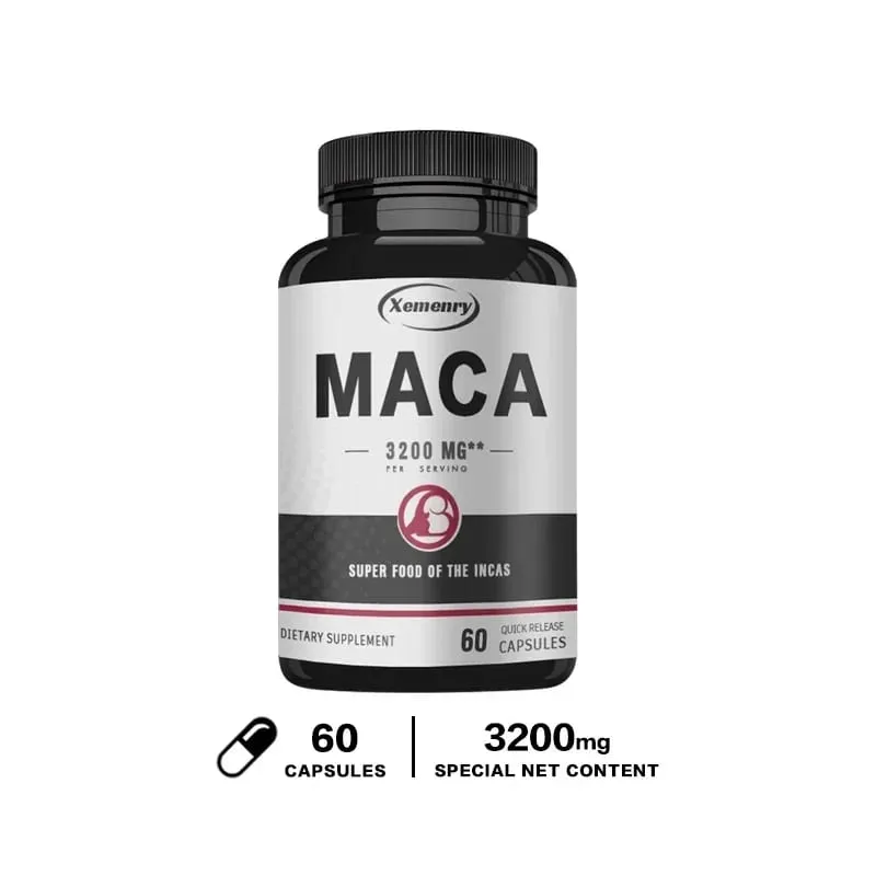 Ultimate Organic Black Maca Capsule Supplement 3200 Mg (per Serving) 120 Quick Release Capsules Men's Enhancement Formula — image 8