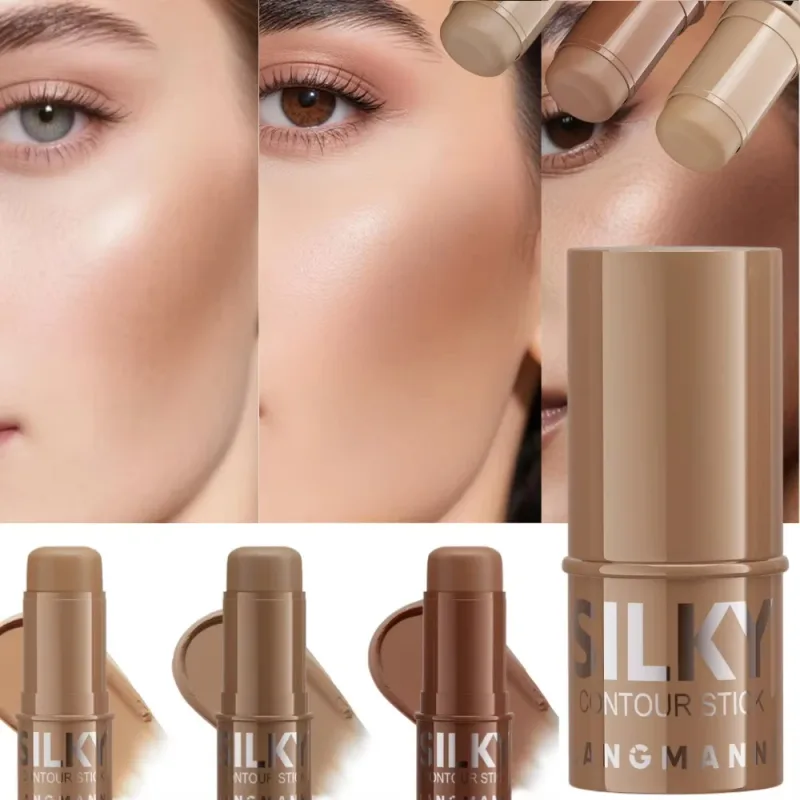 3barevný korektor s plným krytím na skvrny po akné na opravu tmavých kruhů s krémem na stínování kontur Paleta na obličej Korejský make-up