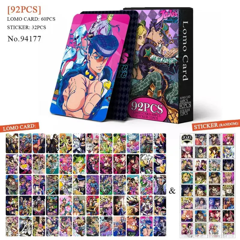 Tarjeta postal de Anime Attack on Titan‌ Lomo, juguete Haikyuu boticario diarios Honkai Star Rail, tarjetas de colección con pegatinas de regalo