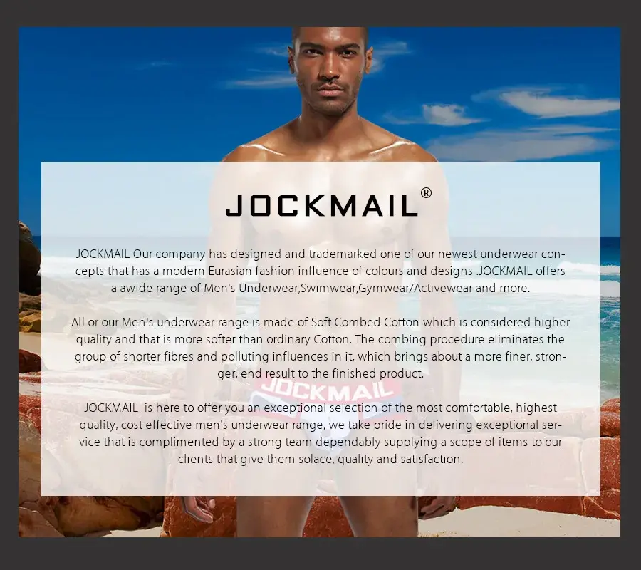 Jockmail Pakaian Dalam Jaring Boxer Pria Celana Pendek Olahraga Nyaman Lembut Bersirkulasi Celana Dalam Pria Dewasa Pakaian Dalam Wanita — image 22