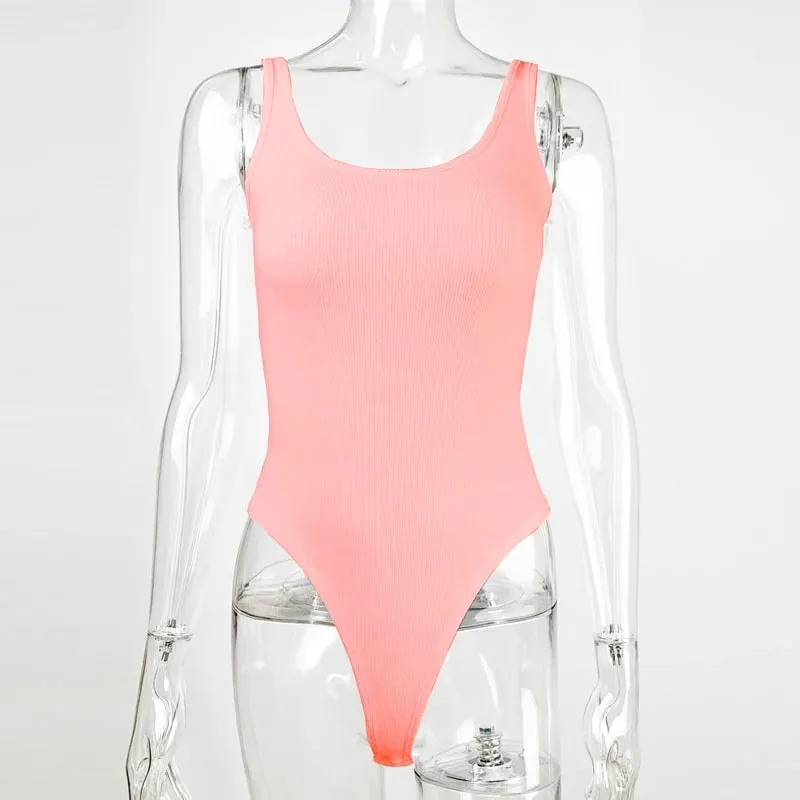 Woman Clothing Low Cut Bodysuits Sleeveless Backless Slim Fitness Camisole Ribbed Knitted Jumpsuits Sex Playsuits Y2K Qxtraf2414 — image 9