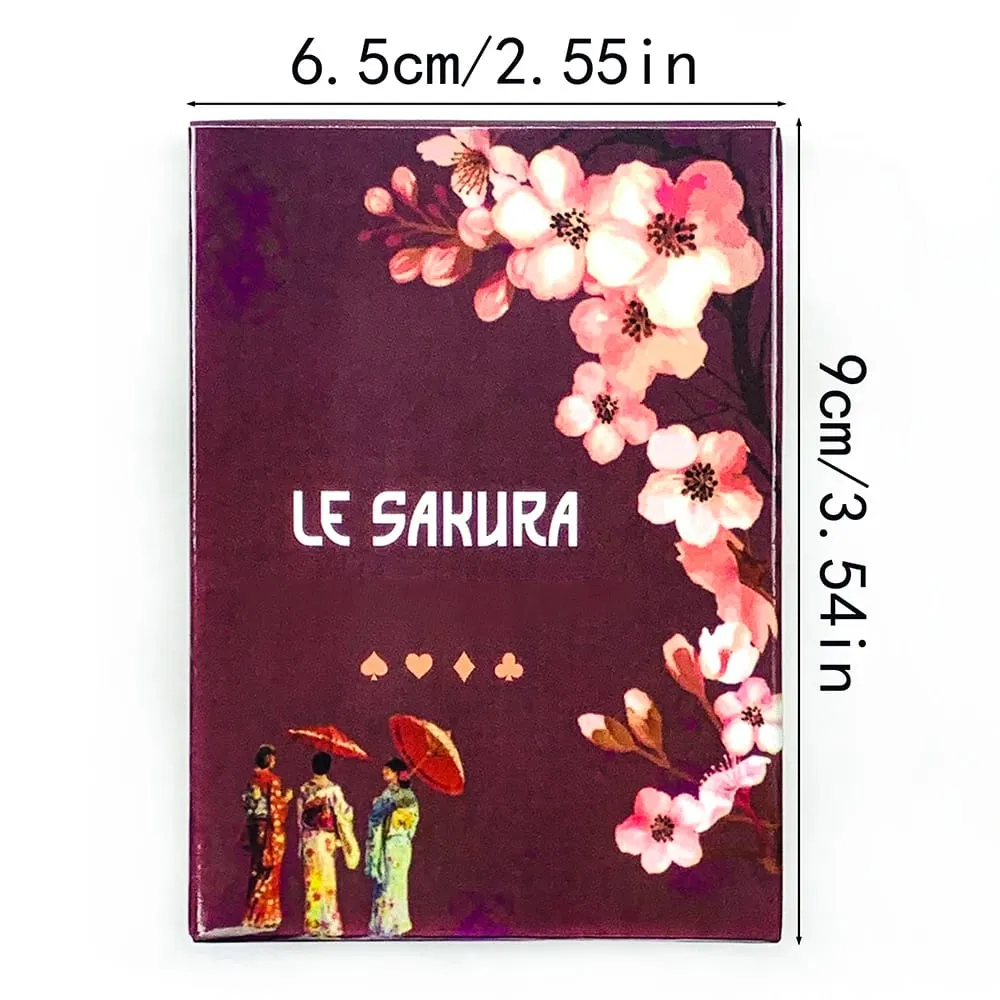 Permainan Kad Le Sakura Baharu 36 Kad Bunga Sakura Bergaya & Padat Termasuk Buku Panduan Ideal Untuk Amalan Rohani Perjalanan — image 6