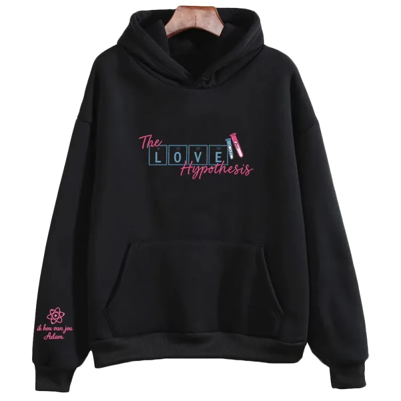The Love Hypothesis Book Art Movie Graphic Print Hoodies Women Men Streetwear Hip Hop Long Sleeve Harajuku Oversized Sweatshirts — image 1