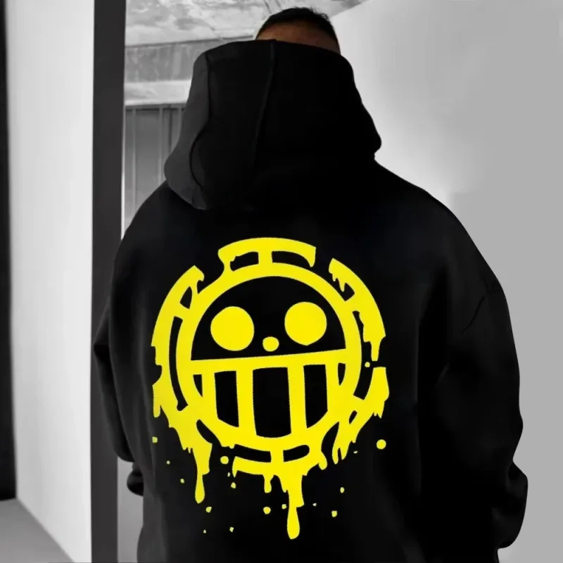 ONE PIECE Men's Hoodie Sweater Trafalgar Law Anime Spring and Autumn New Boys Children's Long Sleeve Parent-Child WearWinter Top — image 3