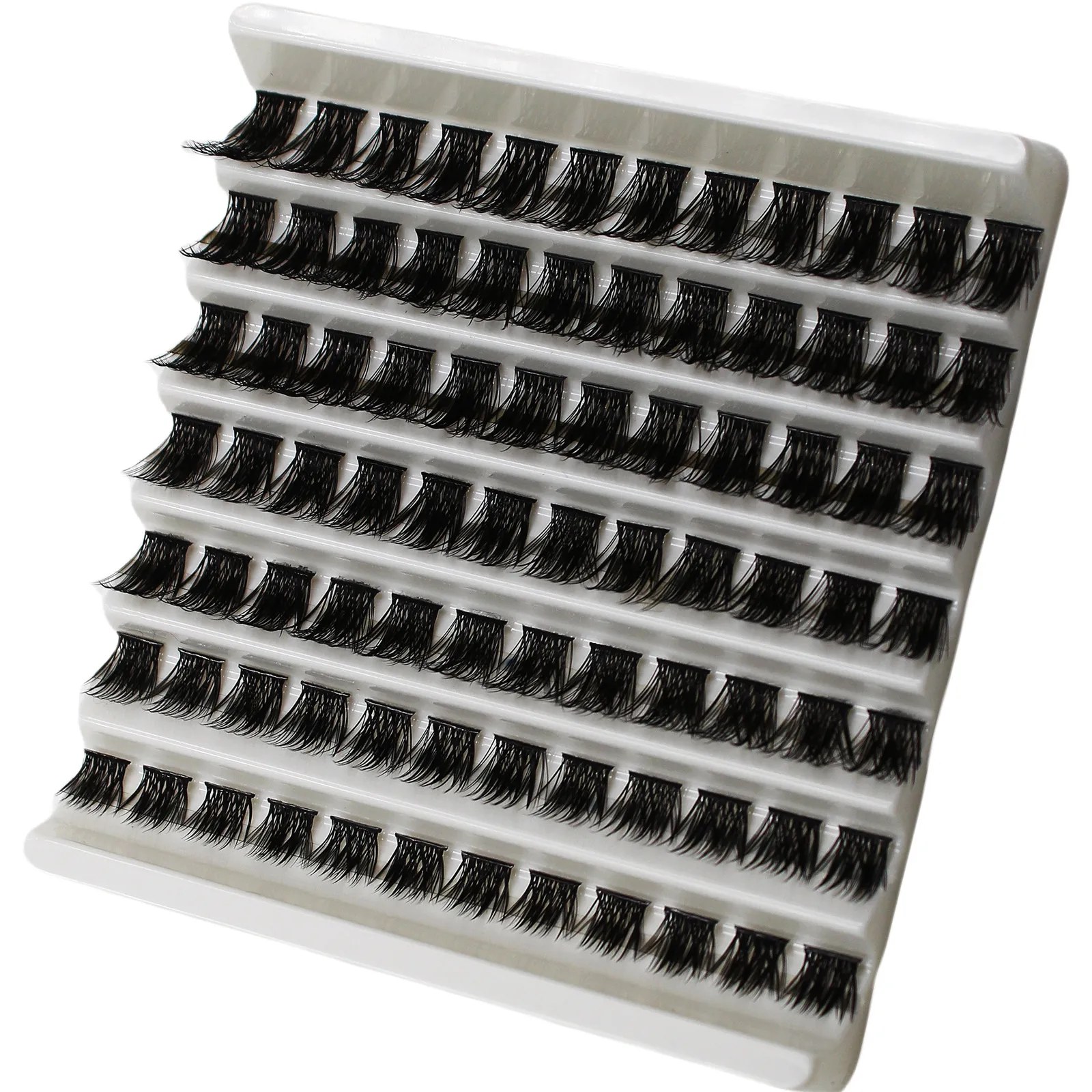 84 Clusters Individual Lashes DIY Wide Stem Curl Eyelash Extension Mixed Length Reusable Cluster Lashes for Eye Makeup — image 5