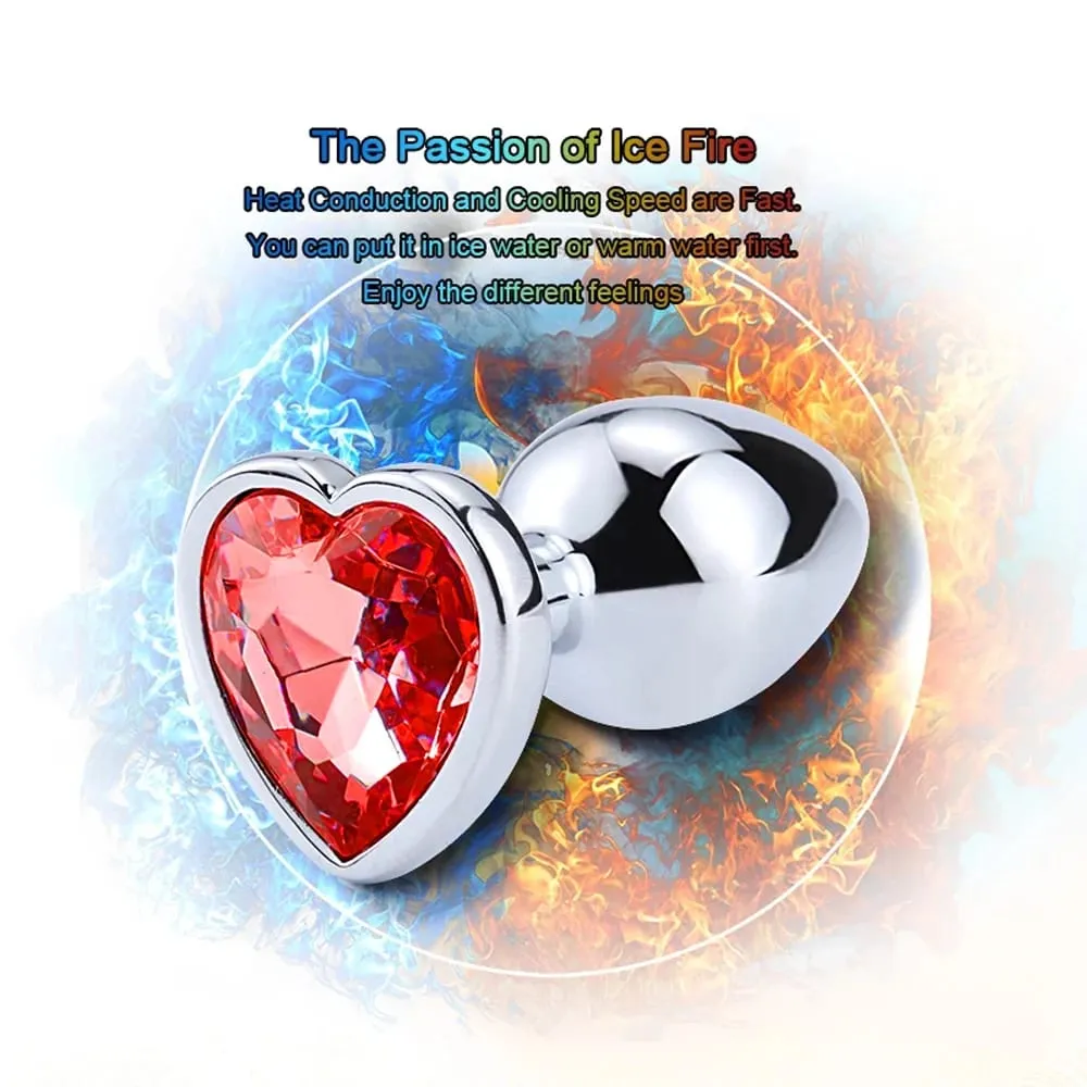 S/M/L Metal Anal Plug Butt Plug Sex Toy Butt Toy for Women Men Couples Gay Adult Game Masturbation Anal Diamond Sex Shop — image 5