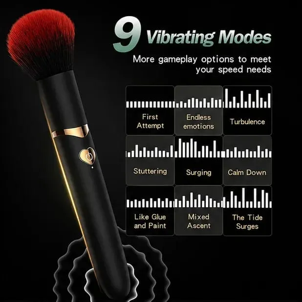Makeup Brush AV Wand Vibrator Adult Supplies Powerful Massage Clitoris for 18+ Automatic G Spot Vaginal Stimulate for Sex Toy — image 2