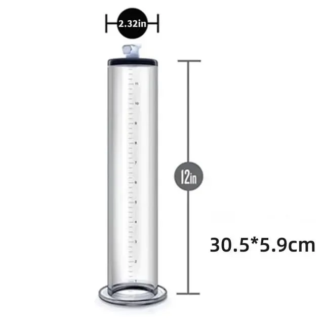 Male Penes Pump Manual Vacuum Penis Enlarger Sex Toys For Man Penis Enlargement Penile Extender Trainer Adults Sex Products 30cm