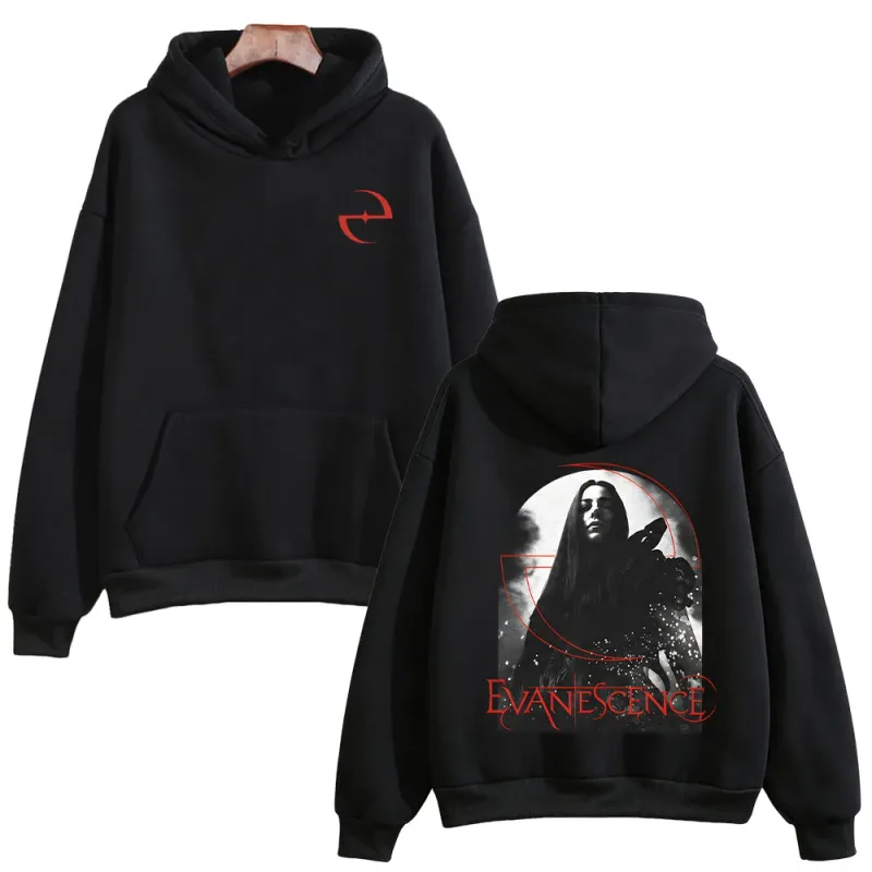 Sanctuary Logo Hoodie Evanescence Rock Band Pullovers Fashion Unisex High Street Sweatshirts Casual Long Sleeve Loose Streetwear — image 1