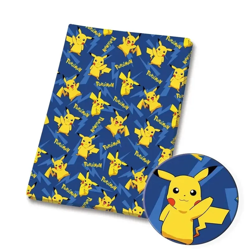Pokemon Cartoon Fabric140*50cm Ruční šití Patchwork Quiltování Dětské šaty Domácí prostěradlo Potištěná látka Fabric Šití děti — image 10