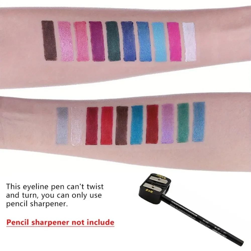 17 สี Pearlescent ดินสออายไลเนอร์สีสันสดใสกันน้ำ Long-Lasting Matte Smooth สวมใส่อายแชโดว์อายไลเนอร์ปากกาแต่งหน้า — image 7