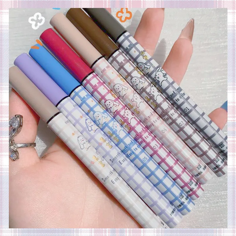 Crayon Eyeliner liquide coloré mat, imperméable, ne fleurit pas, stylo Eye-Liner liquide longue durée, maquillage pour les yeux, cosmétiques — image 7