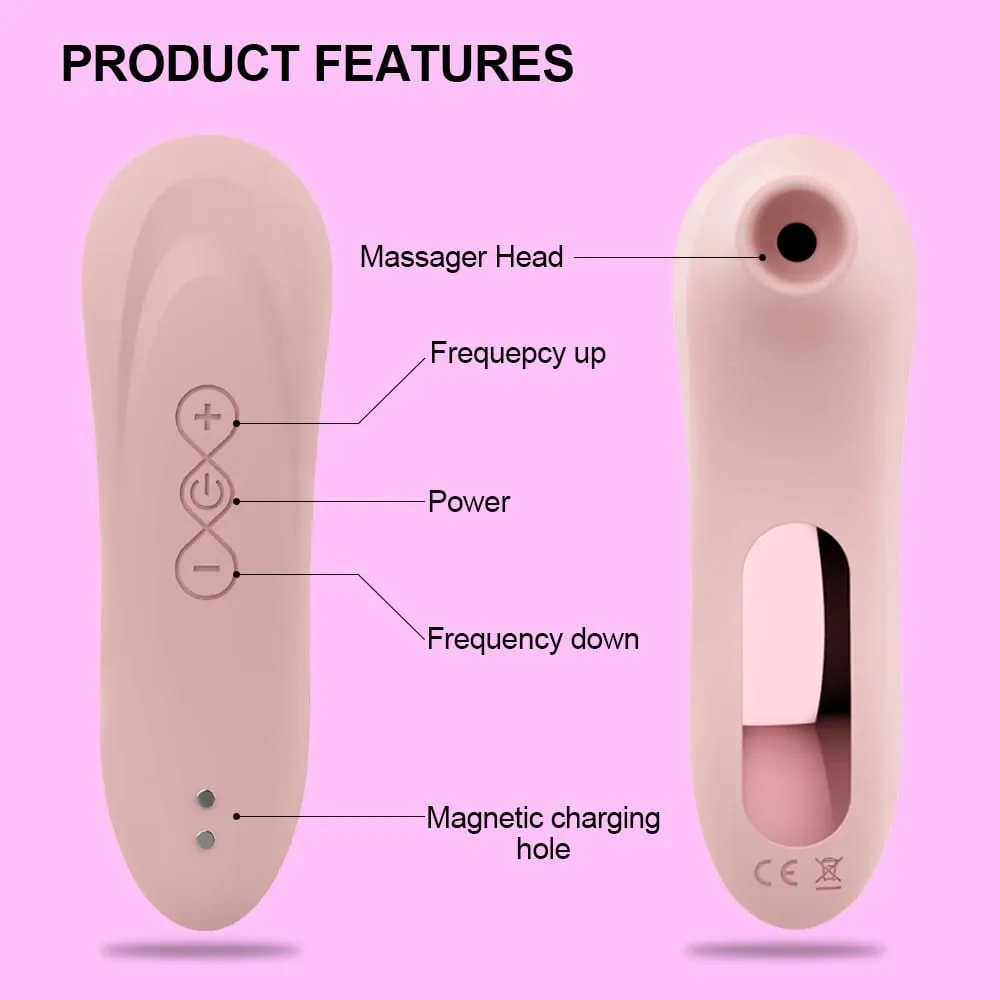 Powerful Clit Sucker Vacuum Vibrator Clitoris Sucking Nipple Sucking Tongue Vibrating Oral Licking Sex Toys for Adult Women