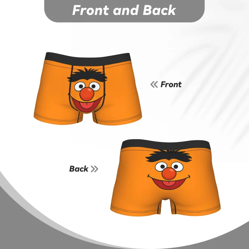 S-Sesams Straten Tango Elmo & Grover Ondergoed Mannen Shorts Slips Grappige Boxershorts Kwaliteit Douane Oversize Slipje — image 4