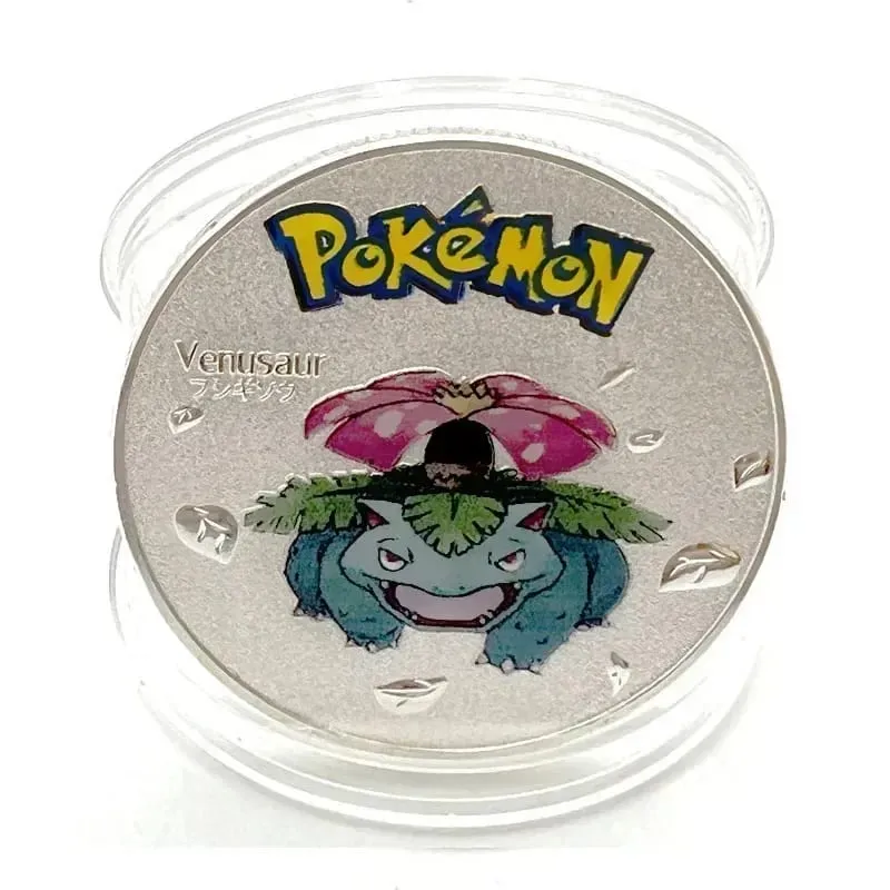 Pokemon złote monety Pikachu Anime pamiątkowa moneta Charizard złota okrągła metalowa moneta zabawki — image 10