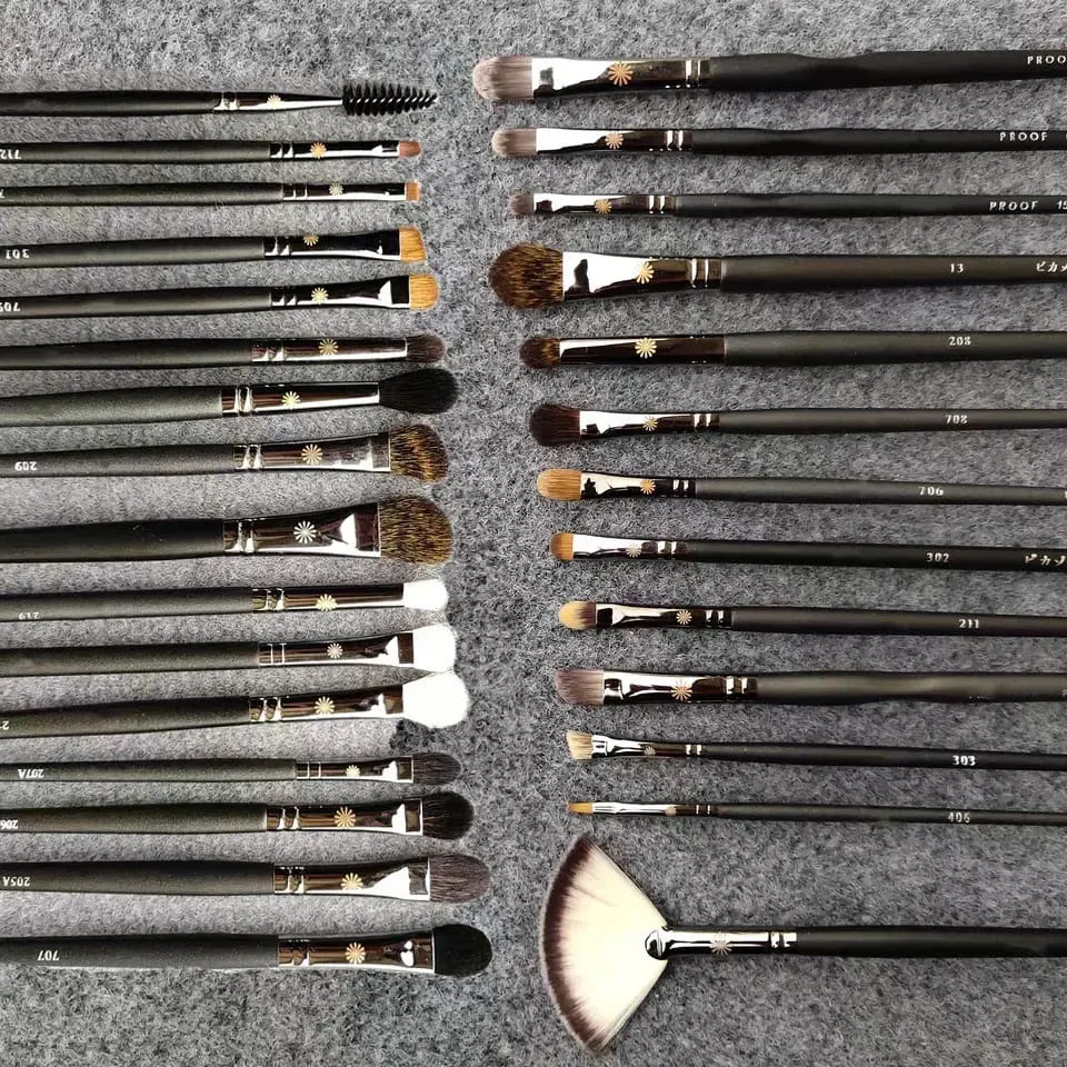 1ks štětce na rozmazání make-upu Ploché oční linky Make-up štětec Detail Precision Concealer Pudr na zvýraznění kontur kosmetické nástroje pro umělce — image 5