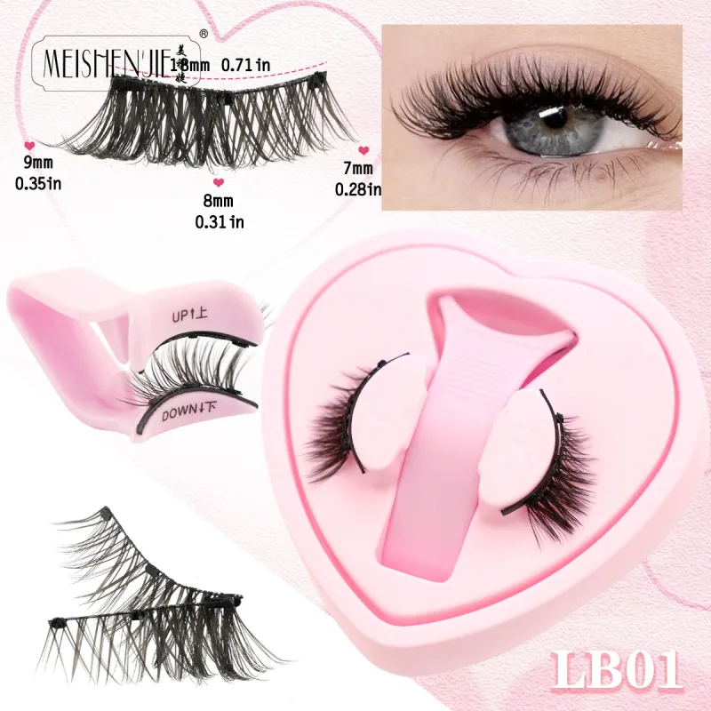 Magnetic Eyelashes 1Pcs No Glue Needed Reusable Natural Look 3D Lashes Easy Apply Soft Magnetic Lashes Kit for Eye Makeup — image 17