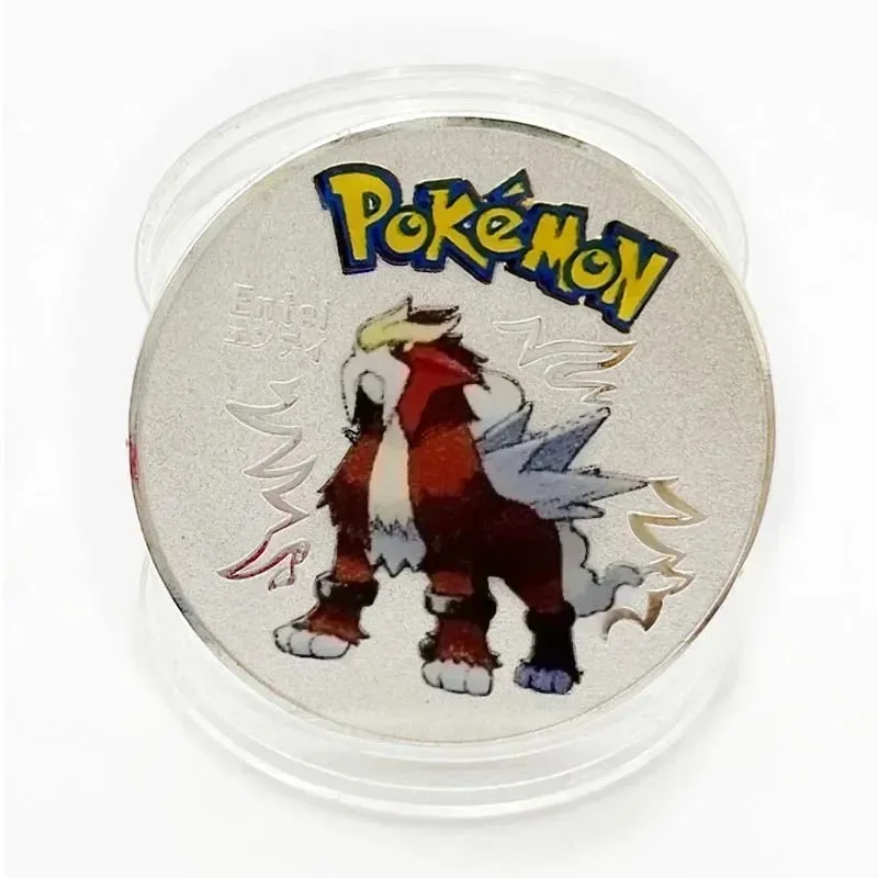 Pokemon złote monety Pikachu Anime pamiątkowa moneta Charizard złota okrągła metalowa moneta zabawki — image 18