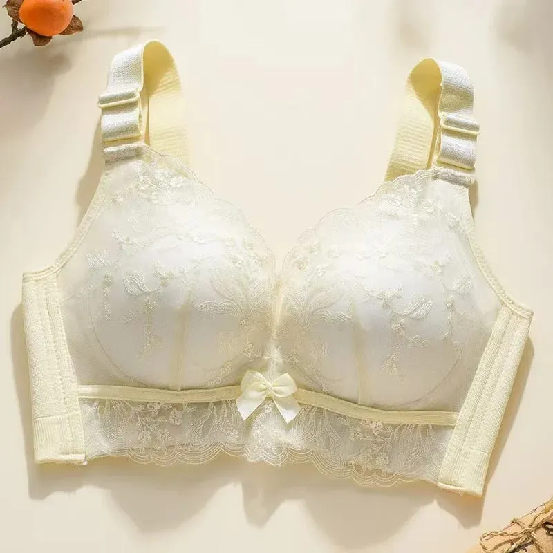 Sujetador de encaje Sexy, Push Up, sujetador suave, recolección de senos pequeños, encaje antiflacidez, ropa interior de mujer, lencería ajustable — image 8