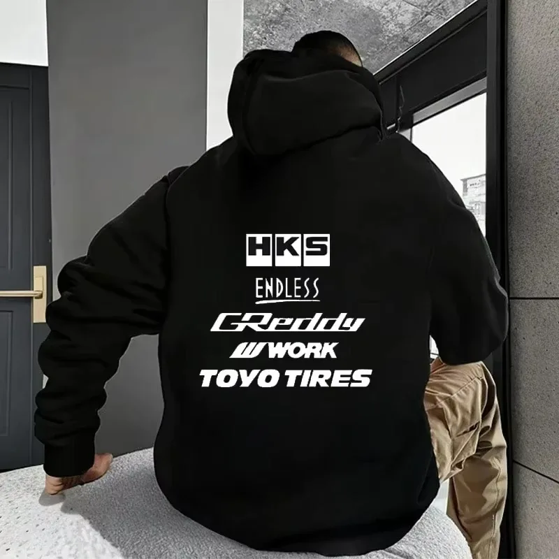 2025 แฟชั่นผู้ชายCool Hoodieญี่ปุ่นJDMดัดแปลงรถHKS ENDLESS Hoodyผู้ชายผู้หญิงVINTAGE Casualเสื้อแขนยาวPullovers — image 6