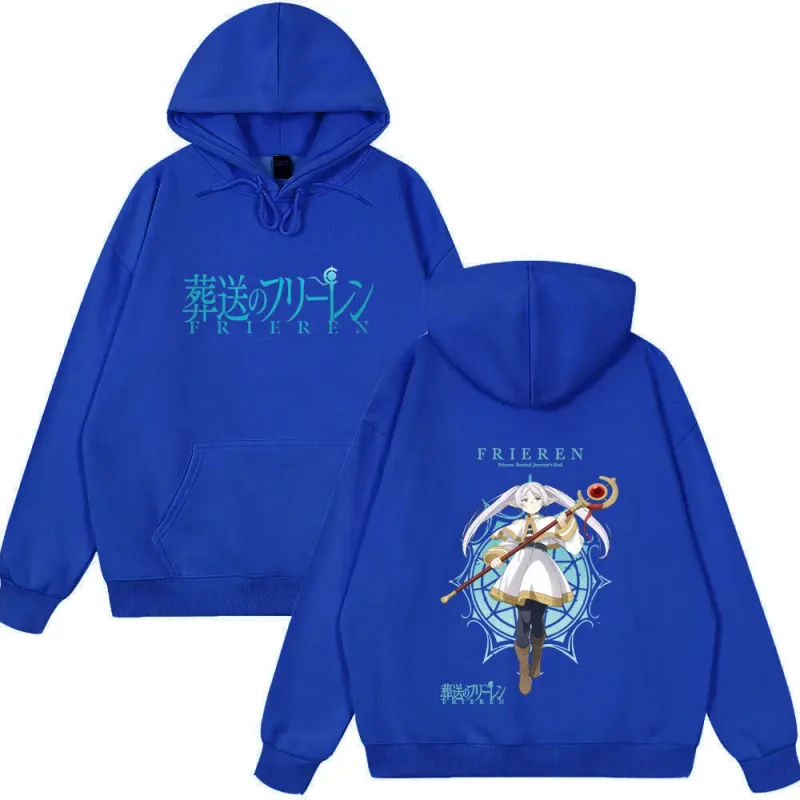 Vintage Wear Anime Frieren: Beyond Journey's End Frieren Graphic Tops Men Women Fashion Long Sleeve Casual Streetwear Funny Tops — image 12