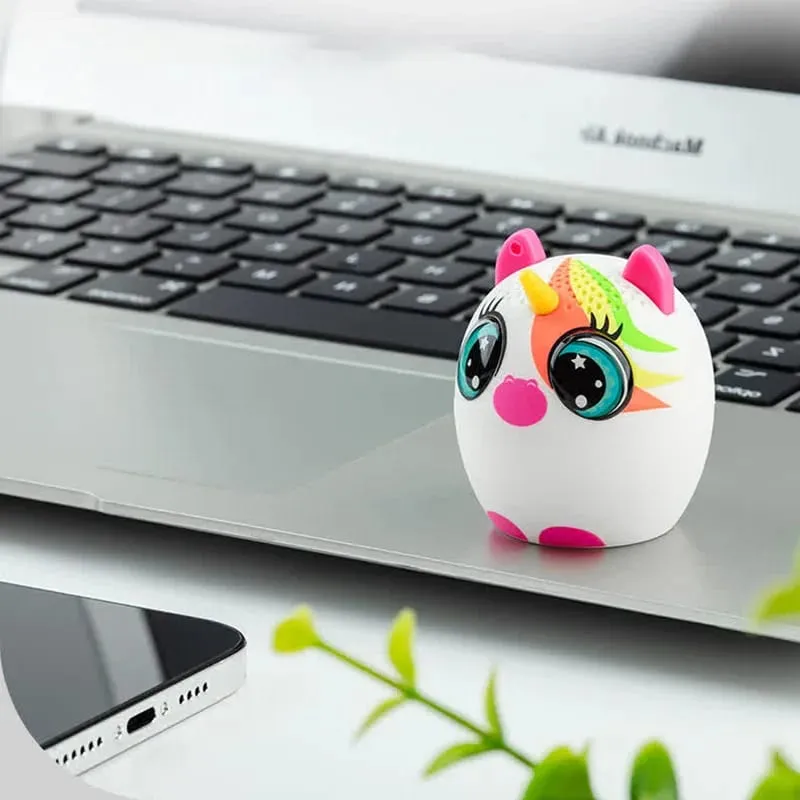 Alto-falante bluetooth portátil unicórnio, chamadas mãos-livres, baixo pesado, sem fio, bluetooth, estéreo, alto-falante para telefone, público