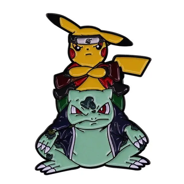 Cute Cartoon Pokemon Pikachu Lapel Pins for Backpack Enamel Pin Badges Brooch for Clothes Fashion Jewelry Holiday Gifts — image 30