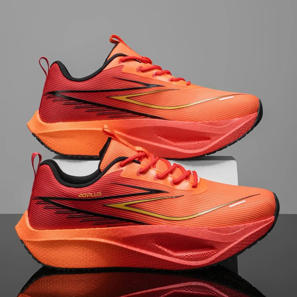 Men Women Carbon Plate Running Shoes Marathon Air Cushion Breathable Lightweight Athletic Walking Sports Sneakers — image 9