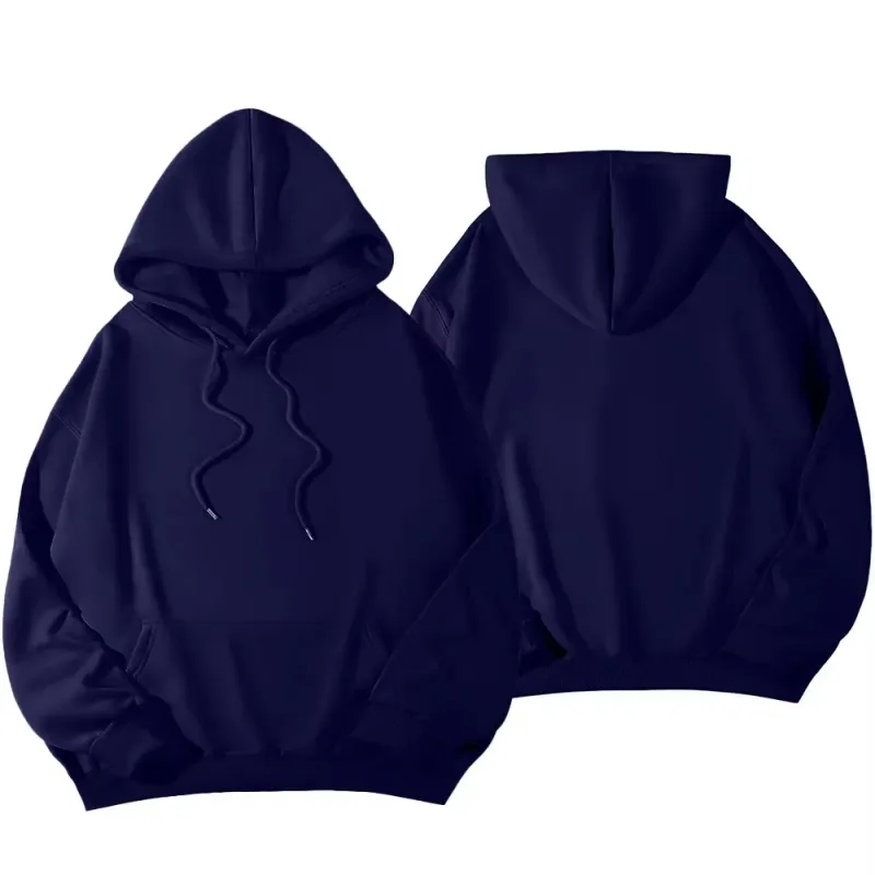 Women candy colored dopamine sweatshirt in spring and autumn colors, oversized shoulder long sleeved pullover hooded sweatshirt — image 16
