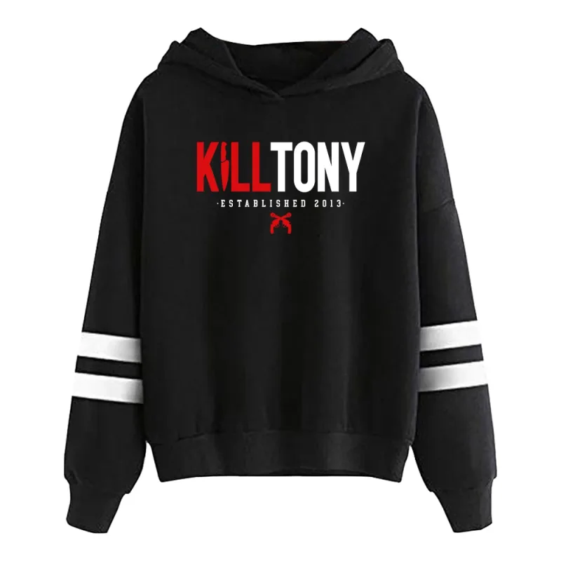 Kill Tony Merch Hoodie Unisex Zakloze Parallelle Staven Mouw Streetwear Vrouwen Mannen Sweatshirt Met Capuchon Grappige Kleding