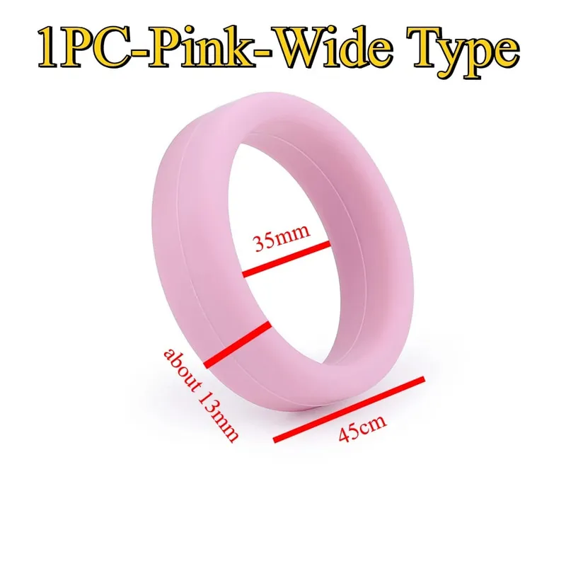 1/3pcs Soft Silicone Penis Locking Rings Sex Toys For Adult Men Delay Ejaculation Beginners Long Lasting Cock Ring for Male 18+ — image 13