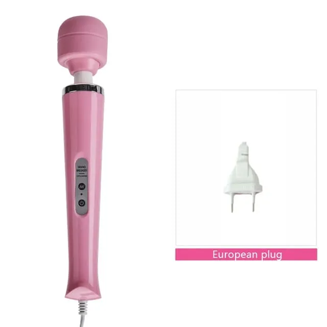 成人性玩具 AV 振動器強力魔棒 G 點刺激按摩器陰蒂振動器性玩具女性自慰黑狼新款 10 速魔棒按摩器大魔棒按摩棒 AV 振動器性感陰蒂女性性玩具歐元 — image 10