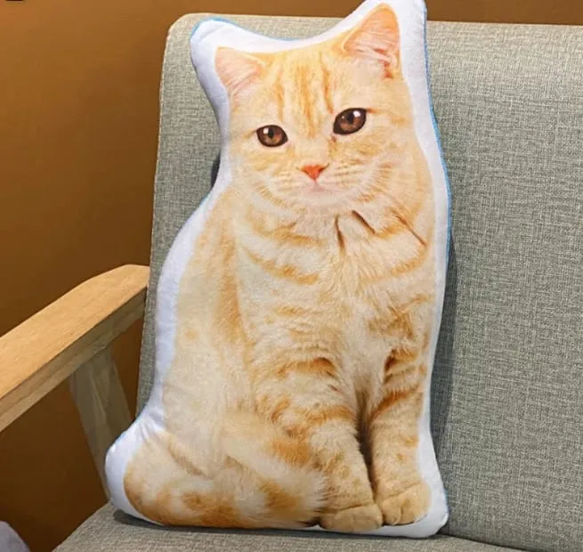 3D printed simulation dog pillow funny pet shaped pillow living room bedroom soft decoration personalized holiday gift — image 31