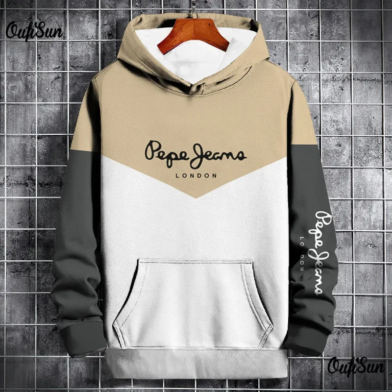 Autumn and Winter Casual Men's Hoodies Funny Splice 3D Print Sweatshirts Outdoor Sports Pullover Fashion Trend y2k Clothes Tops — image 12
