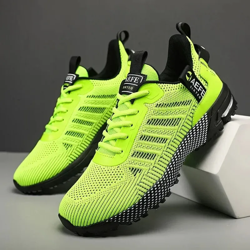 Sepatu Kets Pria Fashion 2026 Sepatu Lari Ringan Sneaker Jaring Musim Panas Sepatu Kasual Sejuk Sepatu Tenis Pria Nyaman — image 2