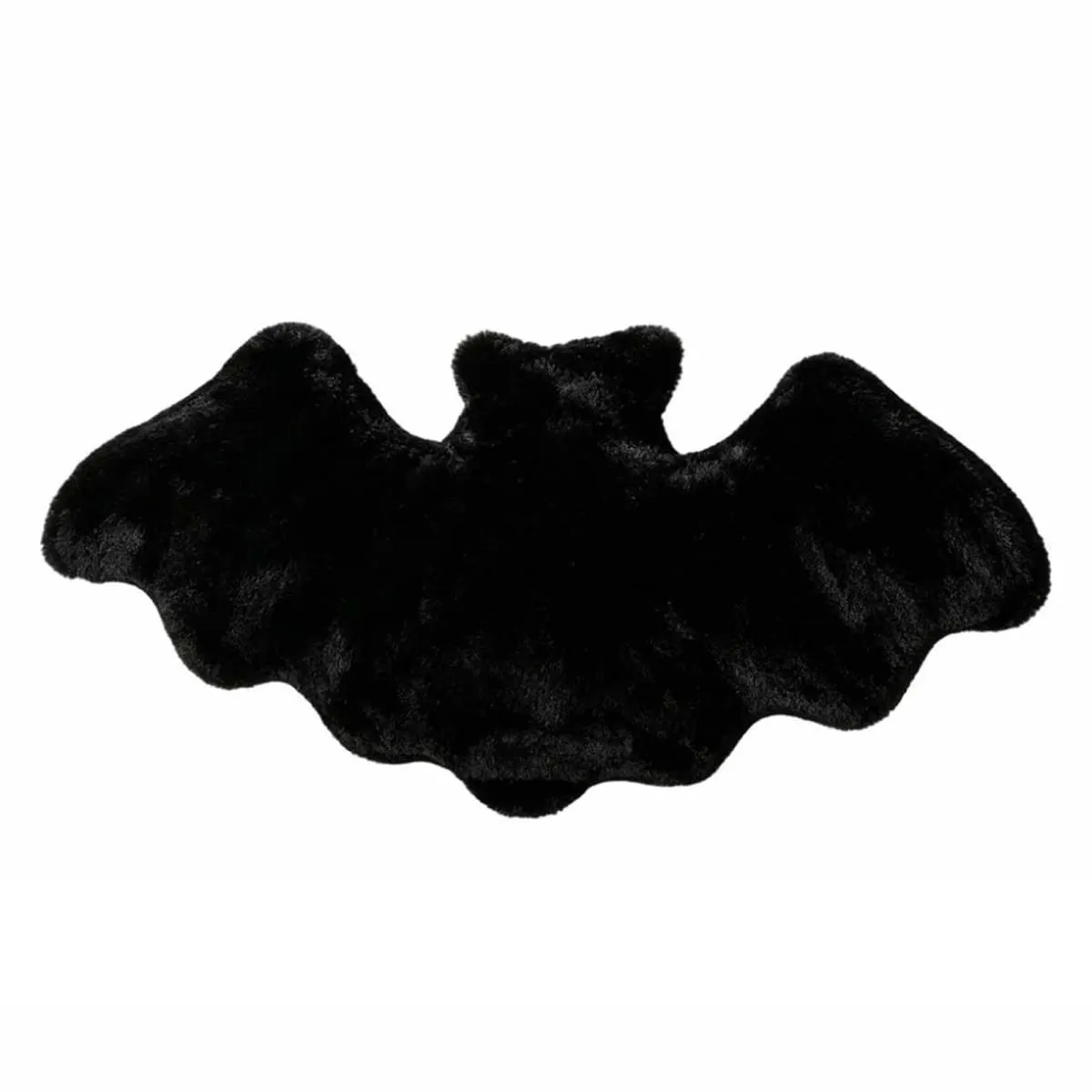 Halloween Bat Shaped Throw Pillow 17.72x9.06 Inch Halloween Bats Plush Pillow Halloween Dekorasyon Pillow para sa Couch Sofa Bed Car